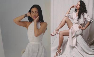 Sophia sexy in white.