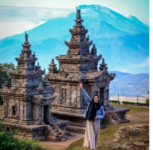 Pemandangan indah di Candi Gedong Songo Semarang. (Foto: Instagram)
