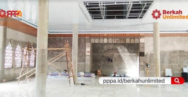 22 Daarul Quran2baru Masjid di Kampung Qur'an Dasan Lekong, Kabupaten Lombok Utara, Nusa Tenggara Barat dapat dipakai akhir Ramadhan ini. (Foto: Darul Quran)