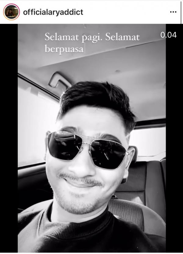 Gaya rambutan baru Arya Saloka. (Foto: Instagram/Arya Saloka)