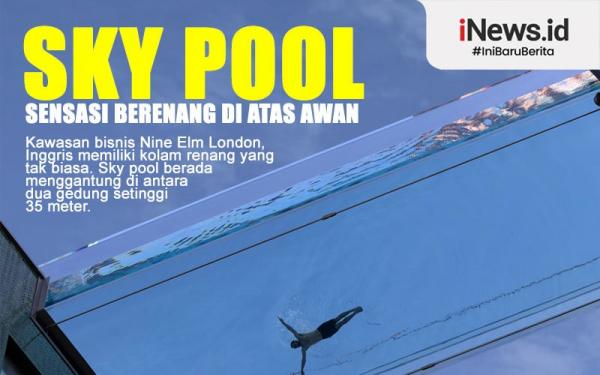 Infografis Sensasi Berenang Di Atas Awan