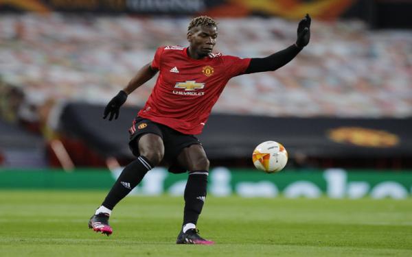 Paul Pogba Paul Pogba meminta MU tak sesumbar usai menang telak 6-2 atas AS Roma pada leg pertama semifinal Liga Eruopa, Jumat (30/4/2021) dini hari WIB. (Foto: Reuters)