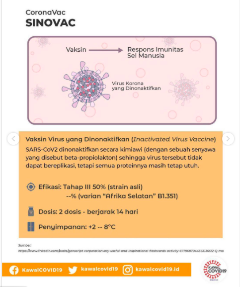 Screen Shot 2021 05 03 At 10 48 40 Vaksin Sinovac yang paling pertama datang ke Indonesia. (Foto: Dok Instagram)