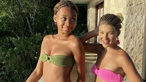 Phoebe Gates, anak perempuan pasangan Melinda dan Bill Gates paling suka mengenakan bikini. (Foto: Instagram)