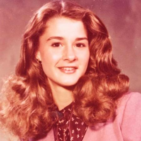 Melinda Gates saat masih sekolah.
