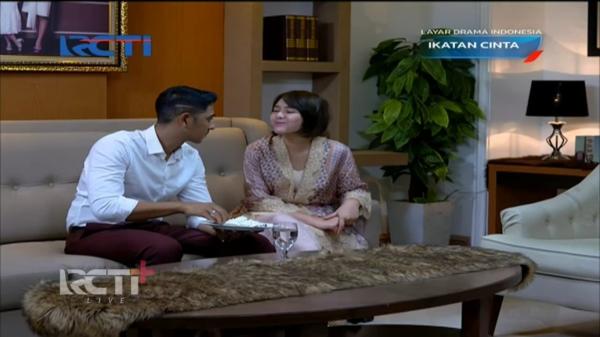 Romantisme Aldebaran dan Andin di sinetron Ikatan Cinta membuat penonton super baper. (Foto: Instagram)