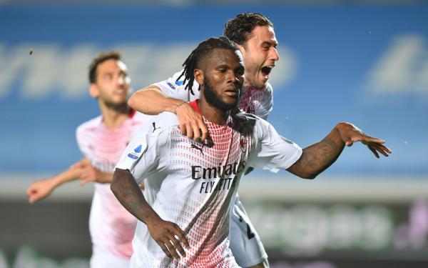 AC Milan AC Milan yang mendapat dua penalti menang 2-0 atas Atalanta pada giornata pamungkas Liga Italia Senin (24/5/2021), dini hari WIB. (Foto: Reuters)