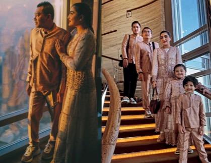 Anang dubai Keluarga Anang dan Ashanty di Burj Khalifa.