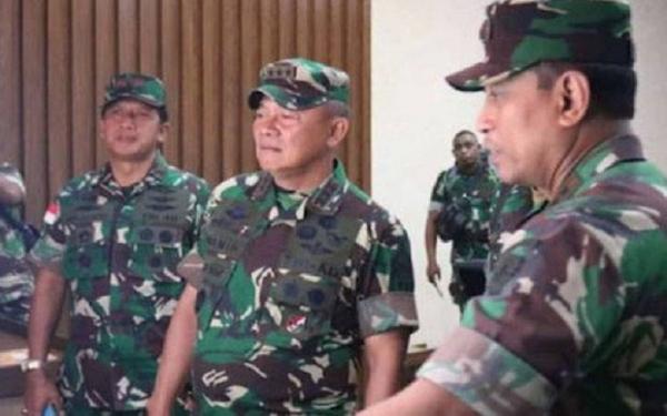 Letjen TNI Ganip Warsito (tengah). (Foto: MNC Media)