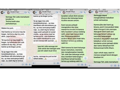 Capture Ibunda Alvin Capture percakapan ibunda Alvin.