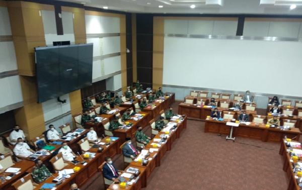 Suasana Rapat Prabowo dan DPR, Rabu (2/6/2021) (Foto: Carlos)