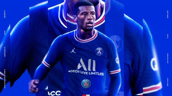 Paris Saint-Germain (PSG) resmi mengumumkan kedatangan Georginio Wijnaldum. Wijnaldum diikat dengan kontrak hingga 2024 mendatang. (foto: Situs Resmi PSG)
