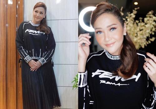 Maia Estianty 3 Maia dalam dress Fendi harga puluhan juta.