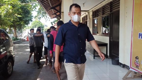 Pelaku curanmor yang beraksi di Lombok Timur, Rabu (16/6/2021) (Ramli Nurawang/MNC Portal)