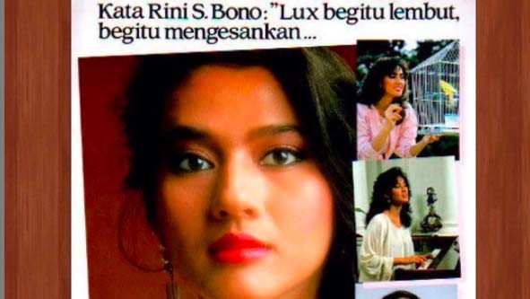 Rini S Bono pernah jadi bintang iklan sabun Lux. (Foto: Instagram)
