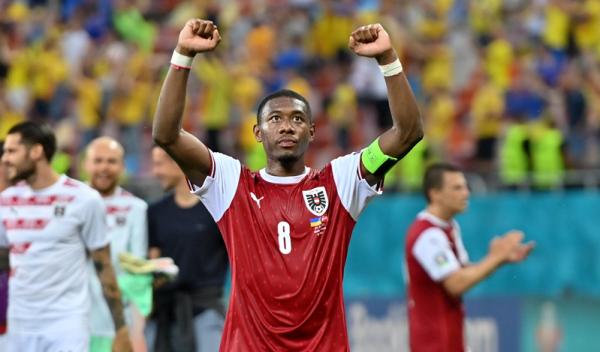 Kapten Timnas Austria David Alaba tak ciut nyali meski jumpa Italia pada babak 16 Besar Euro 2020. (Foto: Reuters)