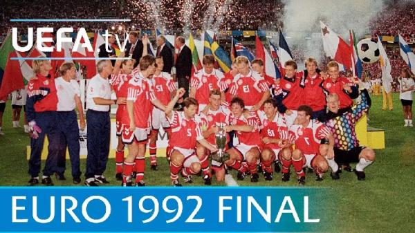Timnas Denmark Timnas Denmark saat menjadi juara di Euro 1992 (foto: UEFATV)