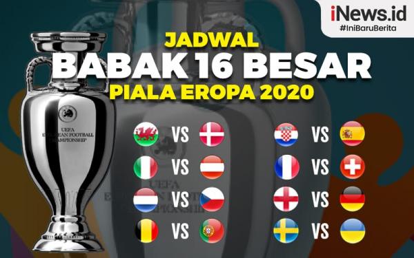 Bagan Dan Jadwal 16 Besar Euro 2021 - 16 Besar Euro 2020 ...