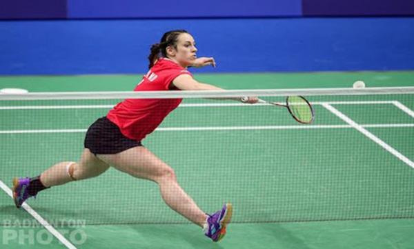 Pebulu tangkis Inggris Chloe Brich. (Foto: Badminton Europe)