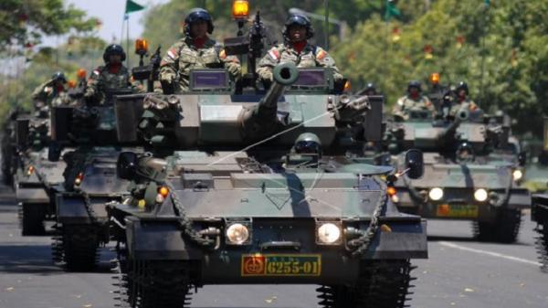 Kendaraan lapis baja tank Scorpion, alutsista di bawah Pussenkav Kodiklatad. (Foto: Antara).