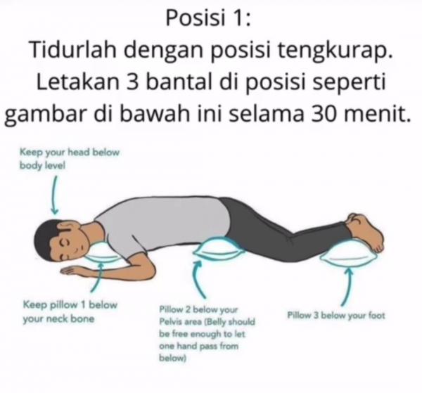 IMG 5681 Posisi pertama teknik proning