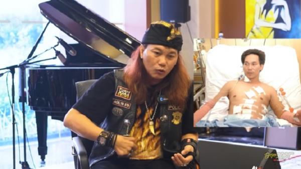 Anggota Jatanras Ditreskrimum Polda Metro Jaya Aiptu Jakaria atau Jacklyn Choppers menceritakan momen terbarik di rumah sakit karena berondongan 11 peluru dari perampok. (Foto: Youtube/Bamsoet Channel).