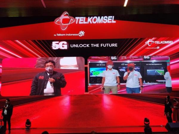 Launching Telkomsel 5G di Jakarta. (Foto: dok ZTE)