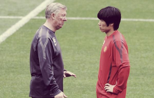 Sir Alex Ferguson dan Park Ji-sung. (Foto: Sky Sports)