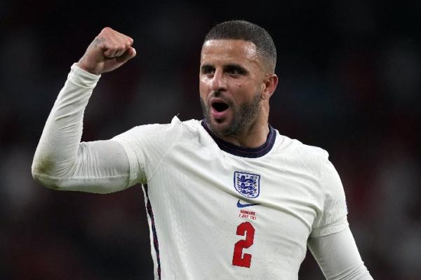 Bek Timnas Inggris Kyle Walker (foto: REUTERS/Frank Augstein).