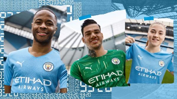 Jersey kandang baru Manchester City musim 2021/2022. (foto: Situs resmi Manchester City)