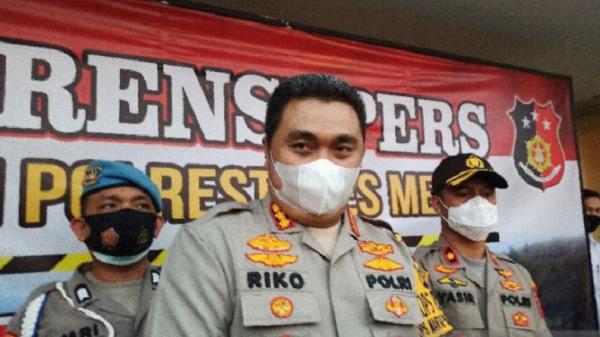 Kapolrestabes Medan Kombes Pol Riko Sunarko. (ANTARA/Nur Aprilliana Br Sitorus)