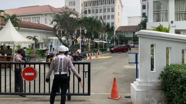 Kondisi Kantor BPOM di Jalan Percetakan Negara Raya Nomor 29, Jakarta Pusat setelah kebakaran. (Foto: Jonathan Nalom).
