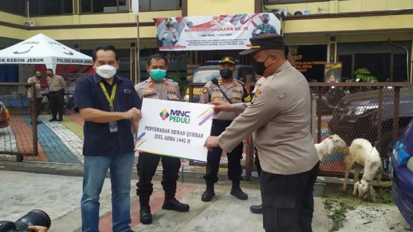 MNC Peduli Kurban Polri MNC Peduli menggandeng TNI dan Polri di Jakarta untuk menyalurkan hewan kurban pada Idul Adha, Selasa (20/1/2021) besok. (Foto: MNC Media).