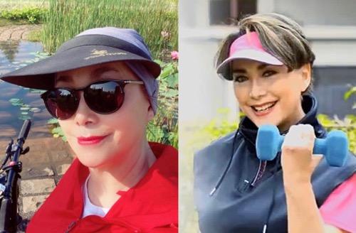 Widyawati gemar berolahraga.