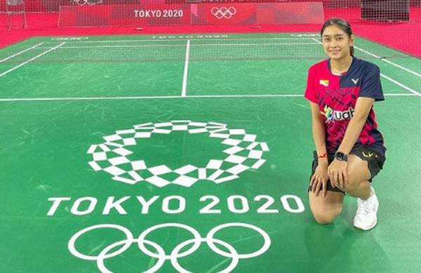 Thet Htar Thuzar 2 Sosok Thet Htar Thuzar seketika jadi sorotan. Dia pebulu tangkis Myanmar yang menjadi lawan wakil Indonesia Gregoria Mariska Tunjung di Olimpiade 2020. (Foto: Instagram)