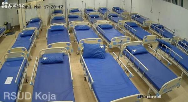 Kondisi rumah sakit di Jakarta yang semakin sepi(Foto: FB Anies Baswedan