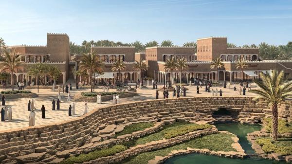 Pemandangan di salah satu kawasan di Distrik at-Turaif, ad-Diriyah, Arab Saudi. (Foto: Otoritas Pembangunan Gerbang ad-Diriyah)