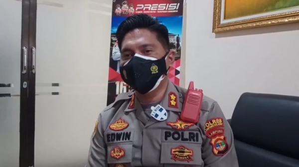 Kapolres Lampung Selatan Kapolres Lampung Selatan AKBP Edwin (Heri Fulistiawan/MNC Portal)