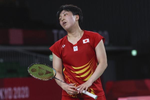 Harapan Jepang meraih emas di cabang bulu tangkis pupus sudah. Satu-satunya wakil yang tersisa yakni si cantik Akane Yamaguchi tersingkir di perempat final. (foto: Reuters)