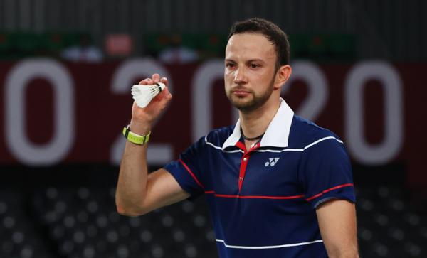 Kevin Cordon 1 Kevin Cordon mengukir cerita manis di Olimpiade Tokyo 2020. Pebulu tangkis tunggal putra Guatemala itu di luar dugaan mampu menginjakkan kaki di perempat final. (Foto: Reuters)
