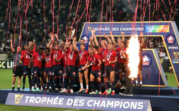 PSG Vs Lille 1 Paris Saint-Germain (PSG) dihajar Lille 0-1 pada ajang Piala Super Prancis, Senin (2/8/2021) dini hari WIB. (Foto: Reuters)