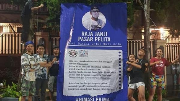 Pasar Pelita Mangkrak, Mahasiswa Sebut Wali Kota Sukabumi Raja Janji