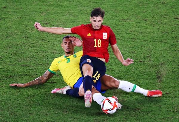 Brasil raih emas Olimpiade Tokyo 2020. Brasil berhasil mempertahankan medali emas Olimpiade yang sebelumnya diraih di Rio 2016. (foto: REUTERS)