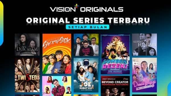 Aplikasi Streaming Terbaik, Vision+ Terus Produksi Original Series