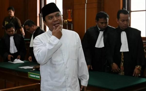 Gus Nur Sugi Antara Terdakwa ujaran kebencian Sugi Nur Rahardja alias Gus Nur. (Foto: Antara).