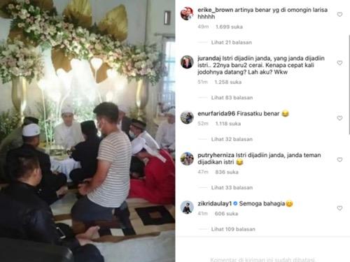 Alvin Faiz iNews.id Alvin Faiz menikah lagi. Zikri Daulay ikut beri selamat. (Foto: IG)