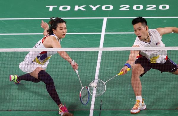 Goh Liu Ying Goh Liu Ying/Chan Peng Soon saat tampil di Olimpiade Tokyo 2020. (foto: REUTERS).