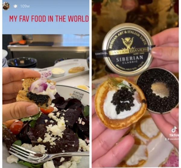 Kaviar, telur ikan langka dan mahal yang sama-sama disukai Youssof Altoukhi dan Sisca Kohl.