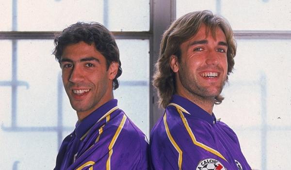 Rui Costa Batistuta Rui Costa dan Batistuta di Fiorentina. (Foto: Planet Football)