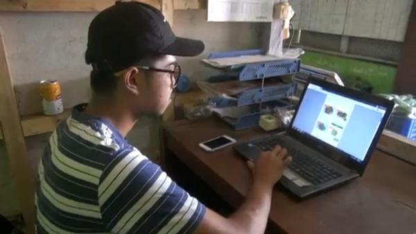 Selain diekspor ke Singapura, Kelompok Tani Agronative Farm juga memasarkan produk pertanian secara online. (Foto: iNews/Yuwono Wahyu)